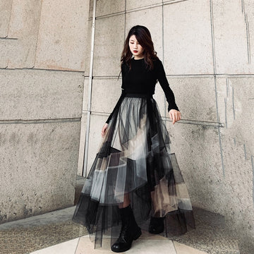 Long length Fashion Skirt