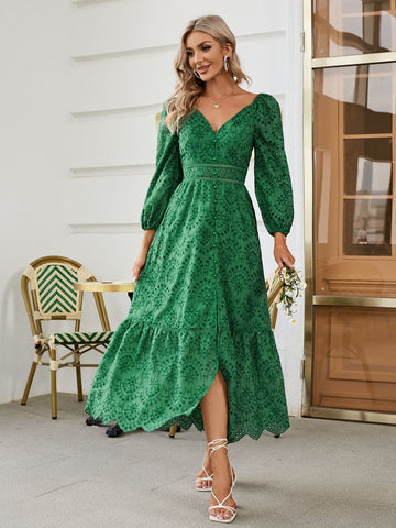 Elegant bridesmaid party dress